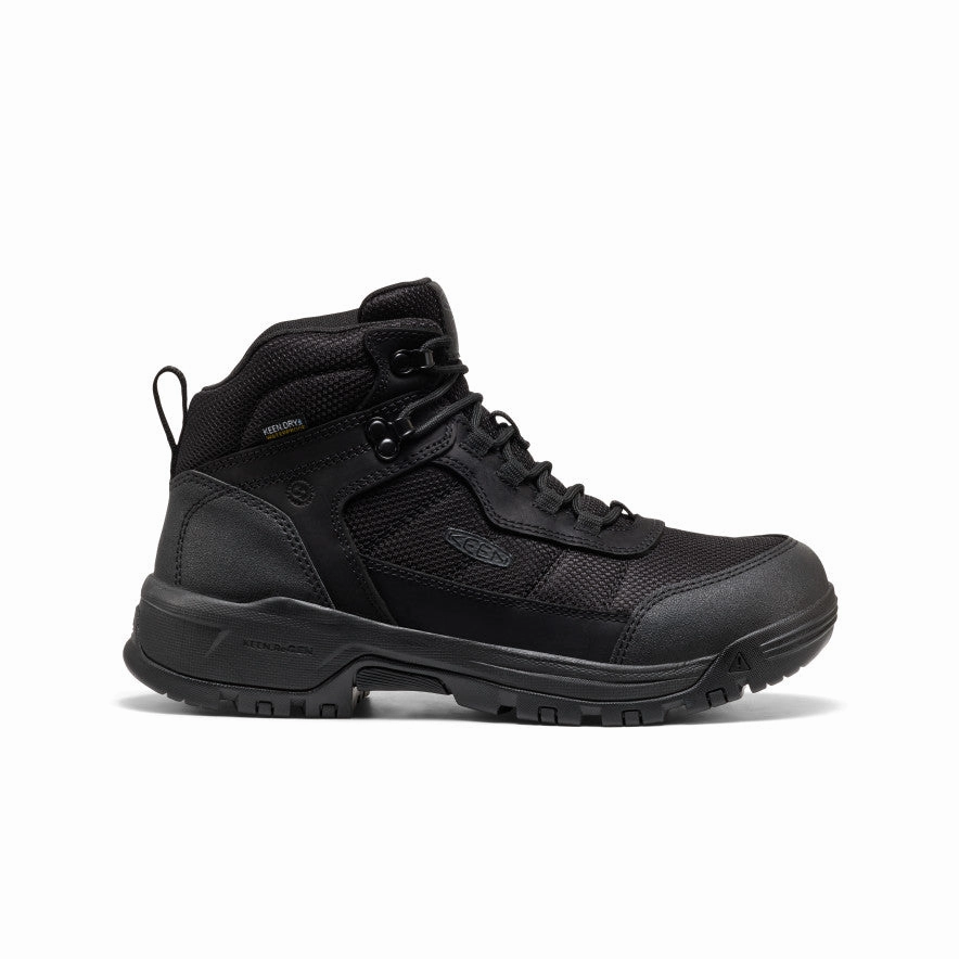 Men'S Skokie Waterproof Work Boot (Soft Toe)  |  Black/Black Future-Ready Fit New Neutral