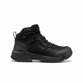 Men'S Skokie Waterproof Work Boot (Soft Toe)  |  Black/Black Future-Ready Fit New Neutral