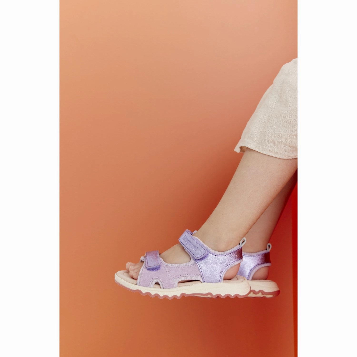 Ease-Ready Bisgaard Sparkling Purple Coco Sandal