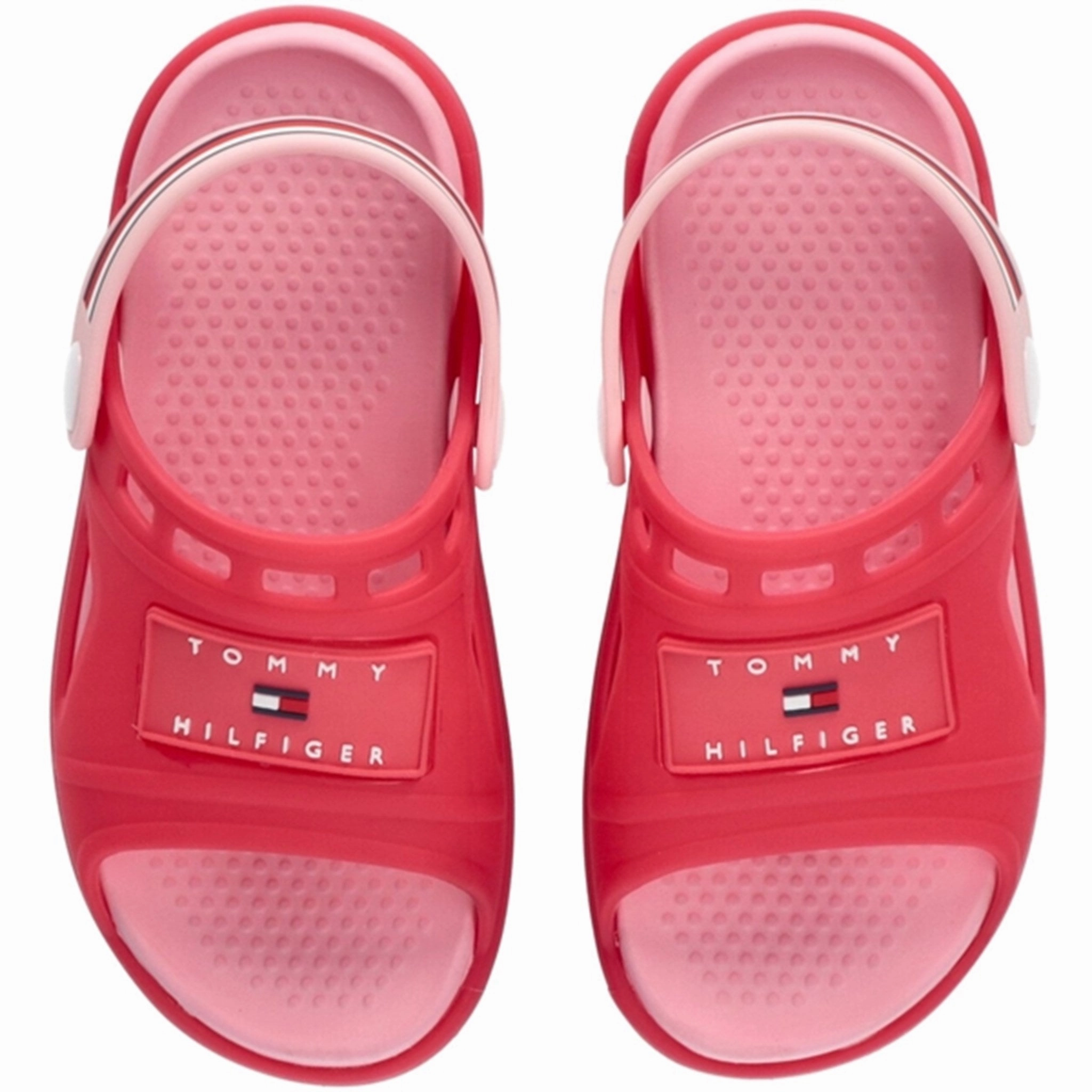 Updated Rhythm Easy Polish Tommy Hilfiger Comfy Sandal Fuchsia/Pink