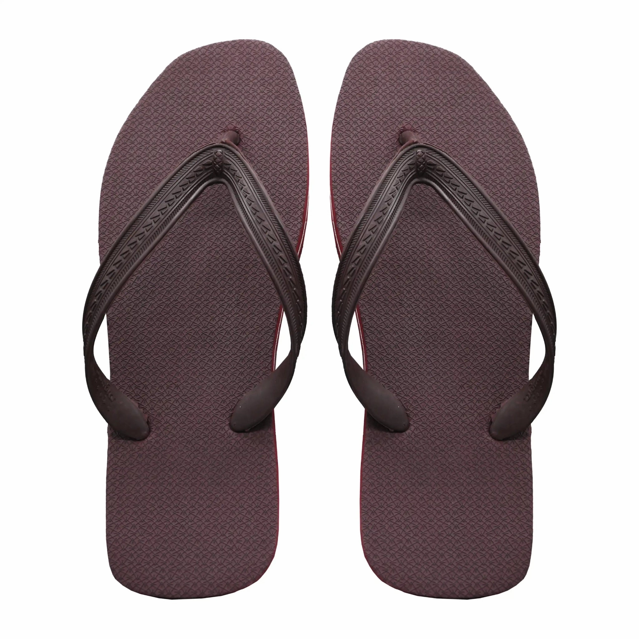 Comfy Slippers - Chocolate Brown Street-Forward In-Motion Look