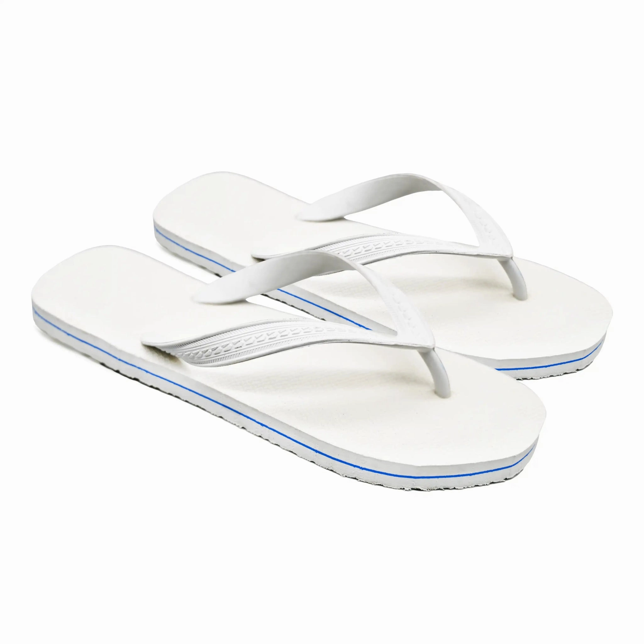 Hybrid Aesthetic Bold Looks Comfy Slippers N - Ivory White