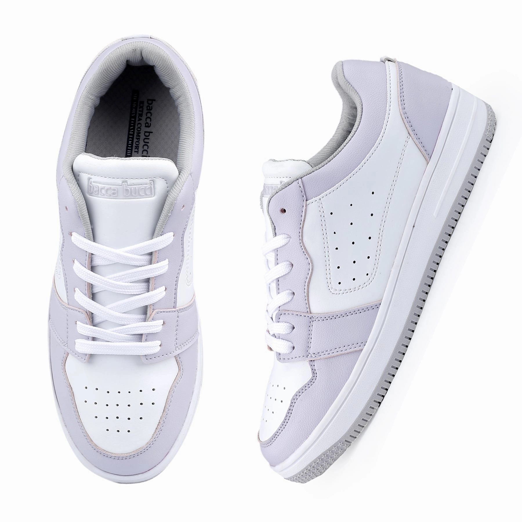 Bacca Bucci Sophia Low-Top Flat Sole Sneakers For Women Your City System Everyday Outlook