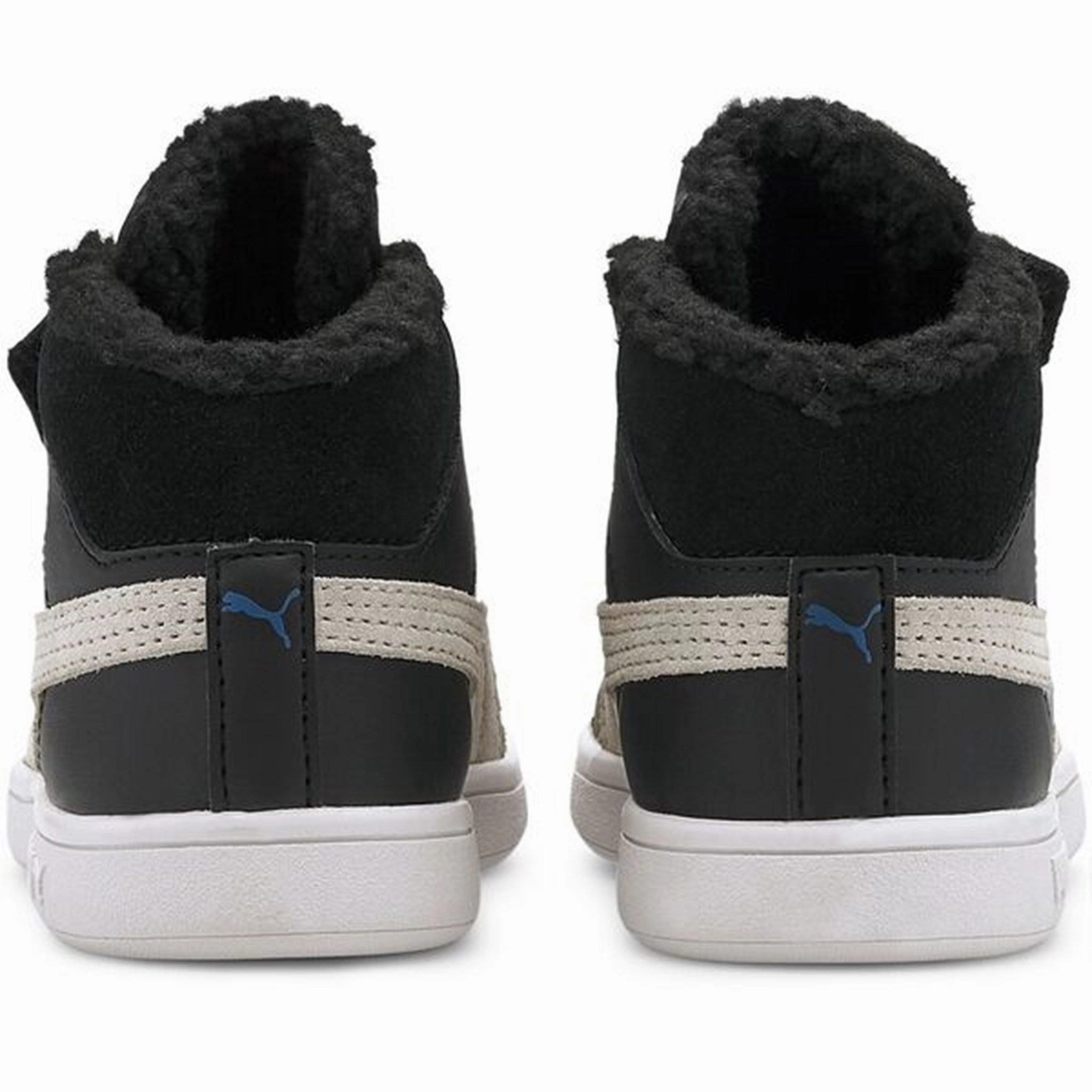 Your Daily System Refined To Go Puma Sneakers Smash V2 Mid Fur Black/White