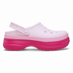 Classic Stacked Clog Streamlined Look Flex And Fit