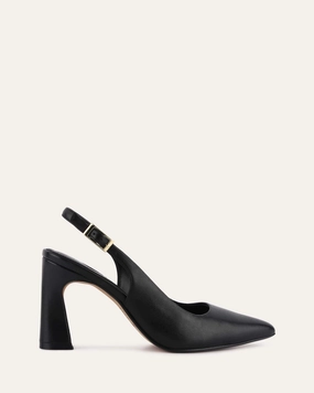 Balance Meets Style Timeless Cool Danica High Heels Black Leather