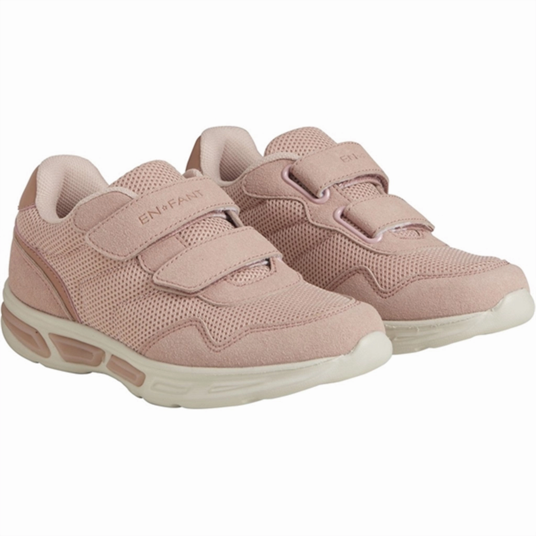 Functional Calm Style To Move En Fant Sneakers Velcro With Light Misty Rose