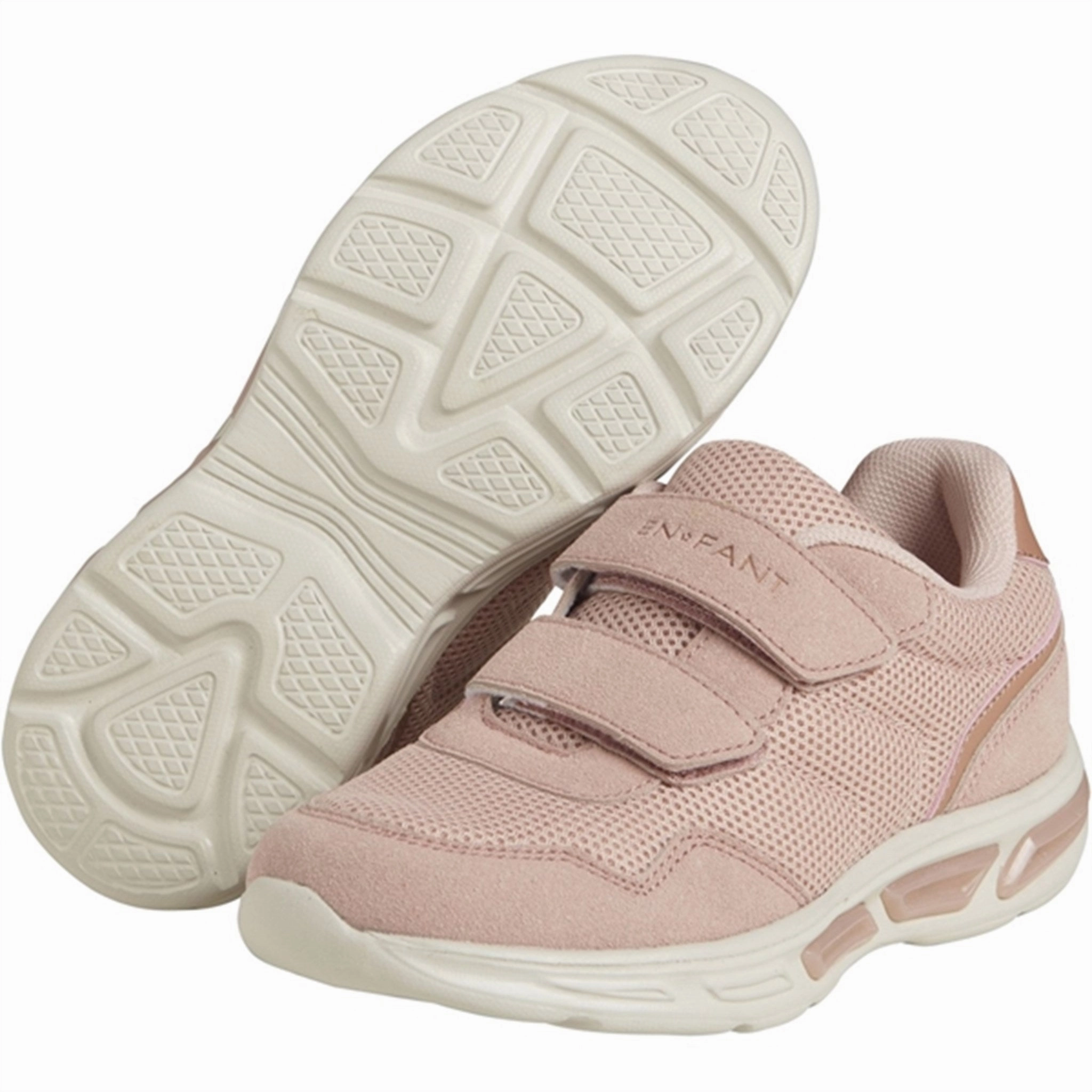 En Fant Sneakers Velcro With Light Misty Rose Less Is More