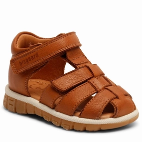 Bisgaard Angus Sandal Cognac Engineered Profile