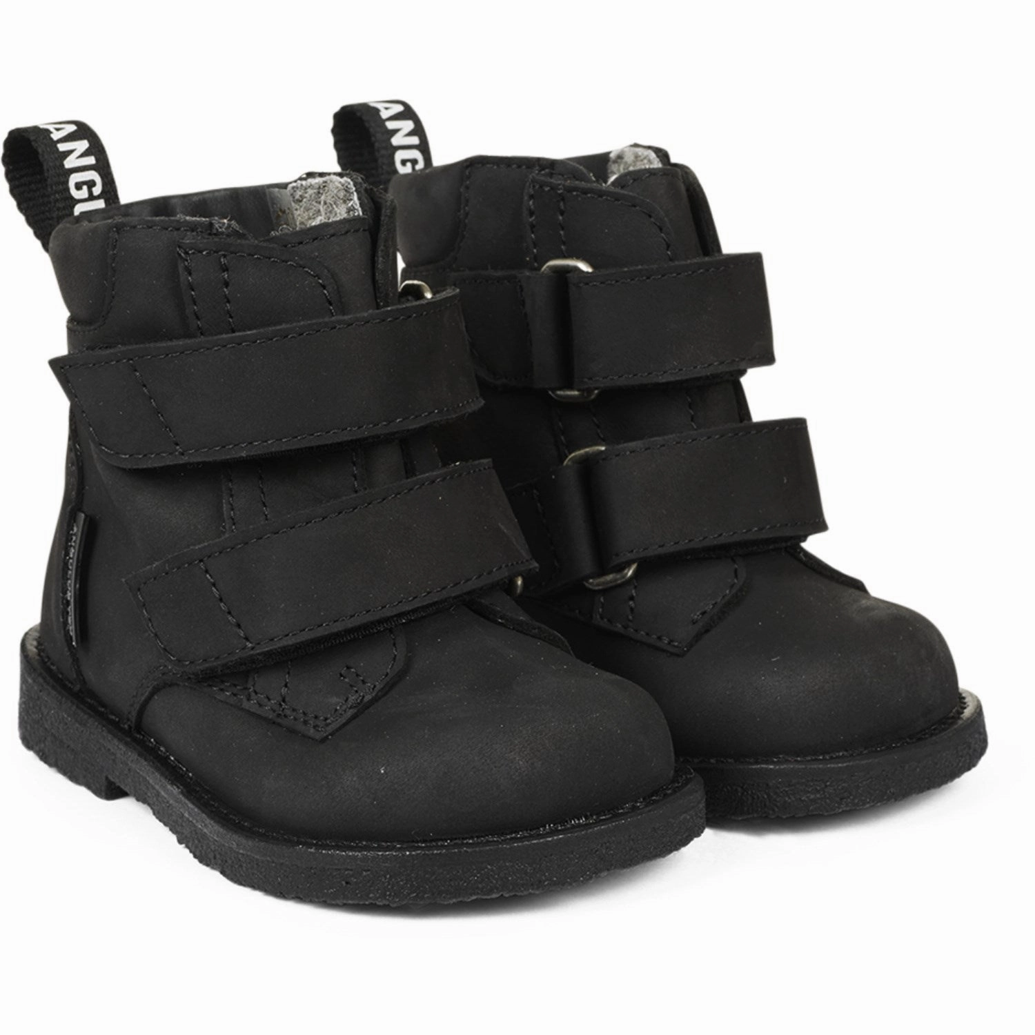 Vibe-Driven Gear Angulus Black Beginner Tex-Boot Med Logo And Velcro Closure