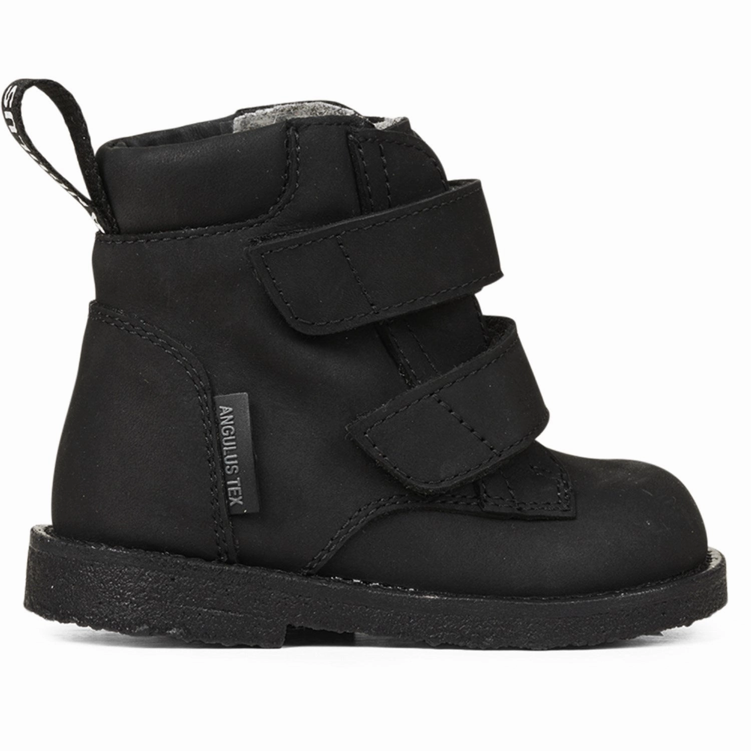 Future-Neutral Angulus Black Beginner Tex-Boot Med Logo And Velcro Closure
