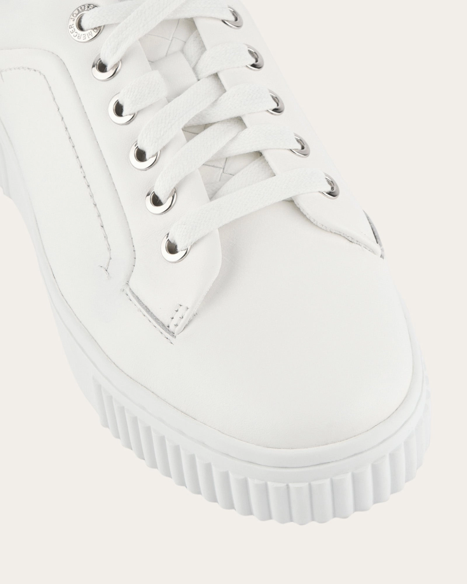 Campbell Sneakers White Leather Versatile Future City-Proof