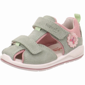 Superfit Lightgreen/Rose Boomeranf Sandal Style In Sync