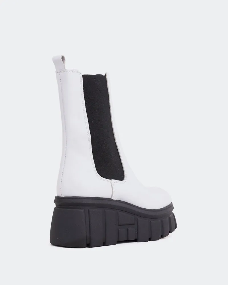 Future-Ease Comfort In Layers Mission White Leather
