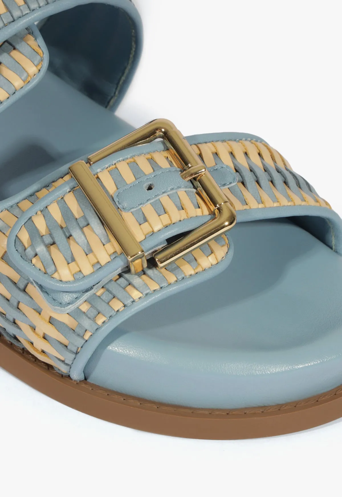 Naomi Blue Sporty Sandal Living In Style Designed With Flow