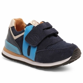 Bisgaard Winston S Velcro Shoe Navy Everyday Fresh