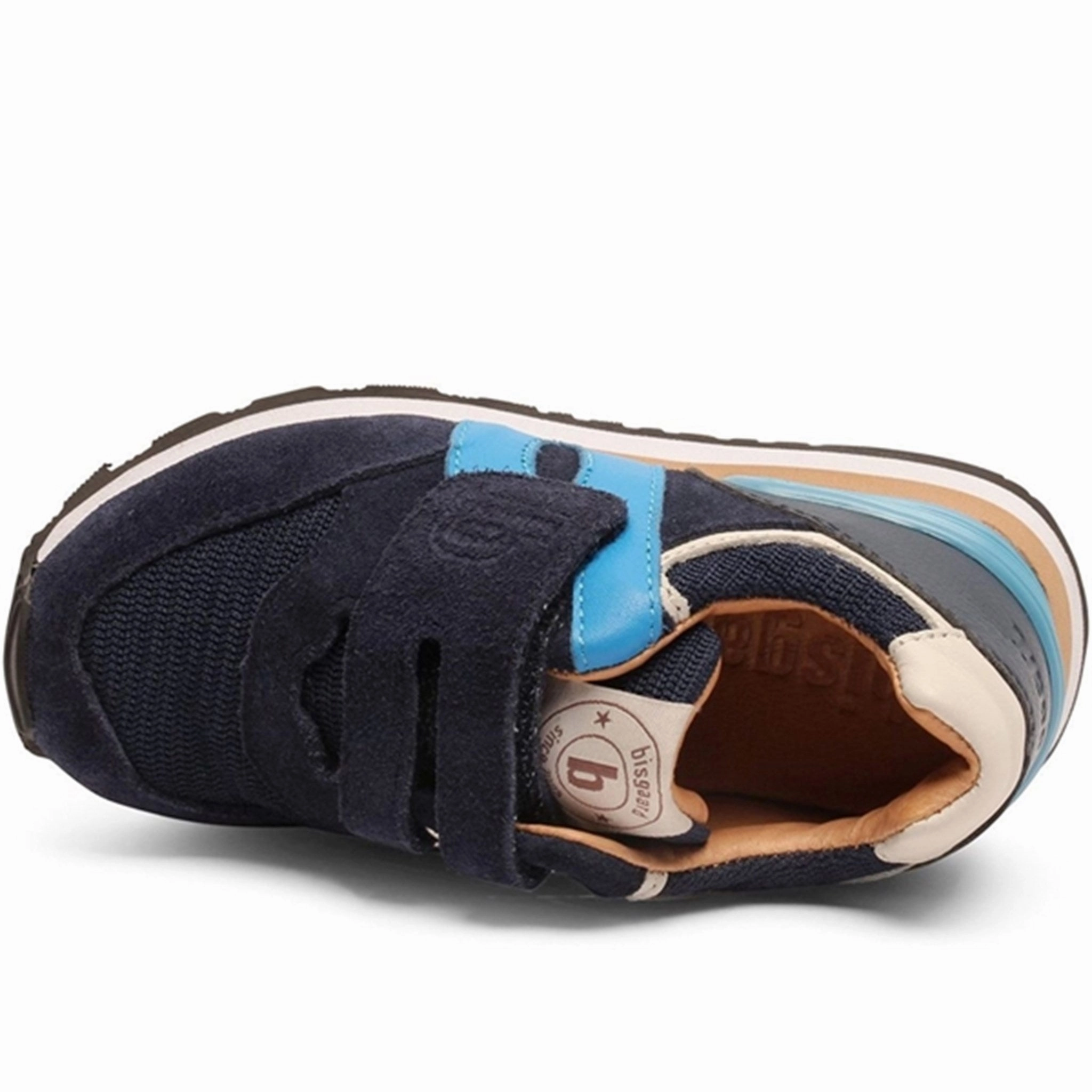 Everyday Fresh Bisgaard Winston S Velcro Shoe Navy