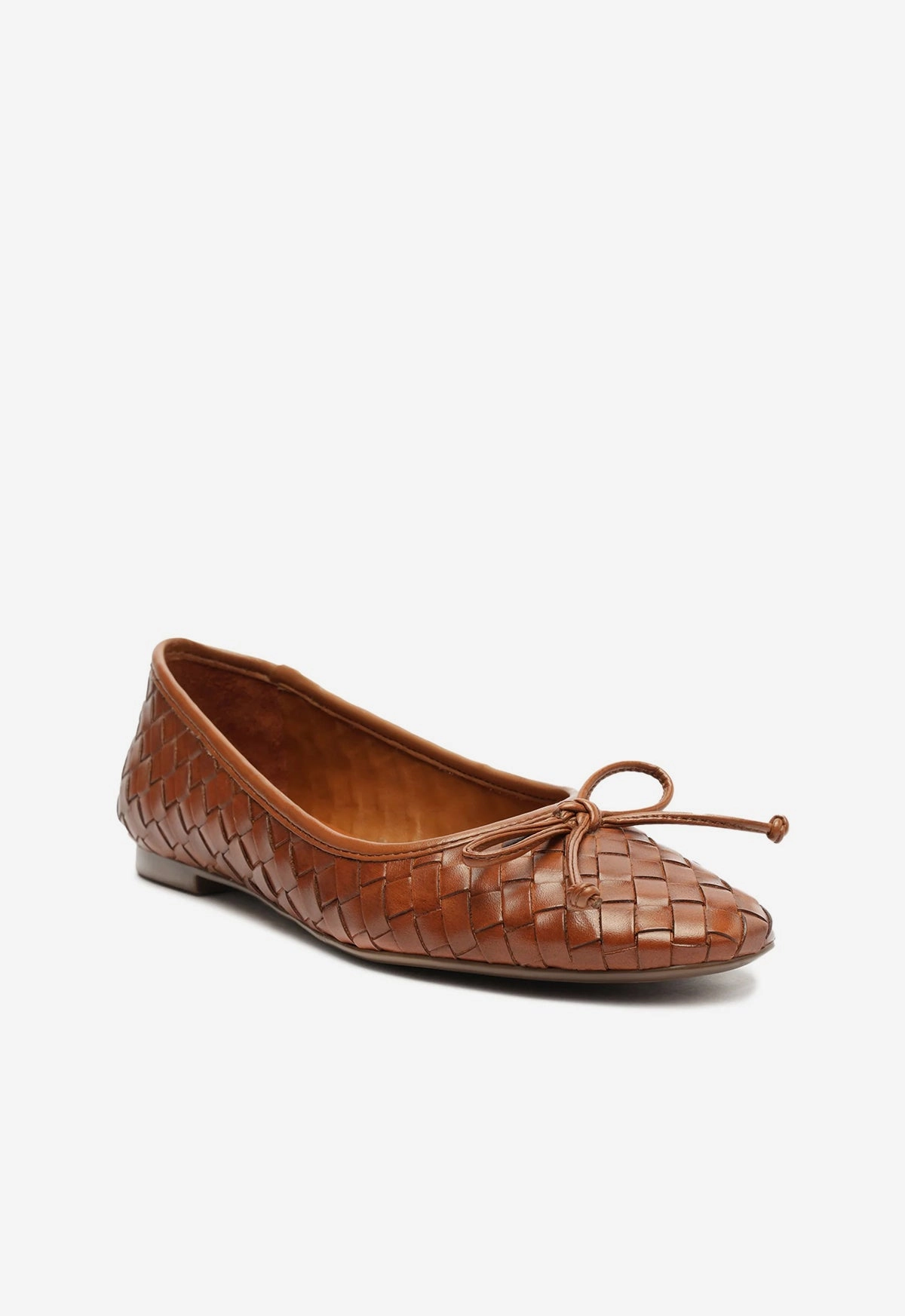 Lifestyle Architecture Progressive Tone Arissa Honey Peach Leather Ballet Flat