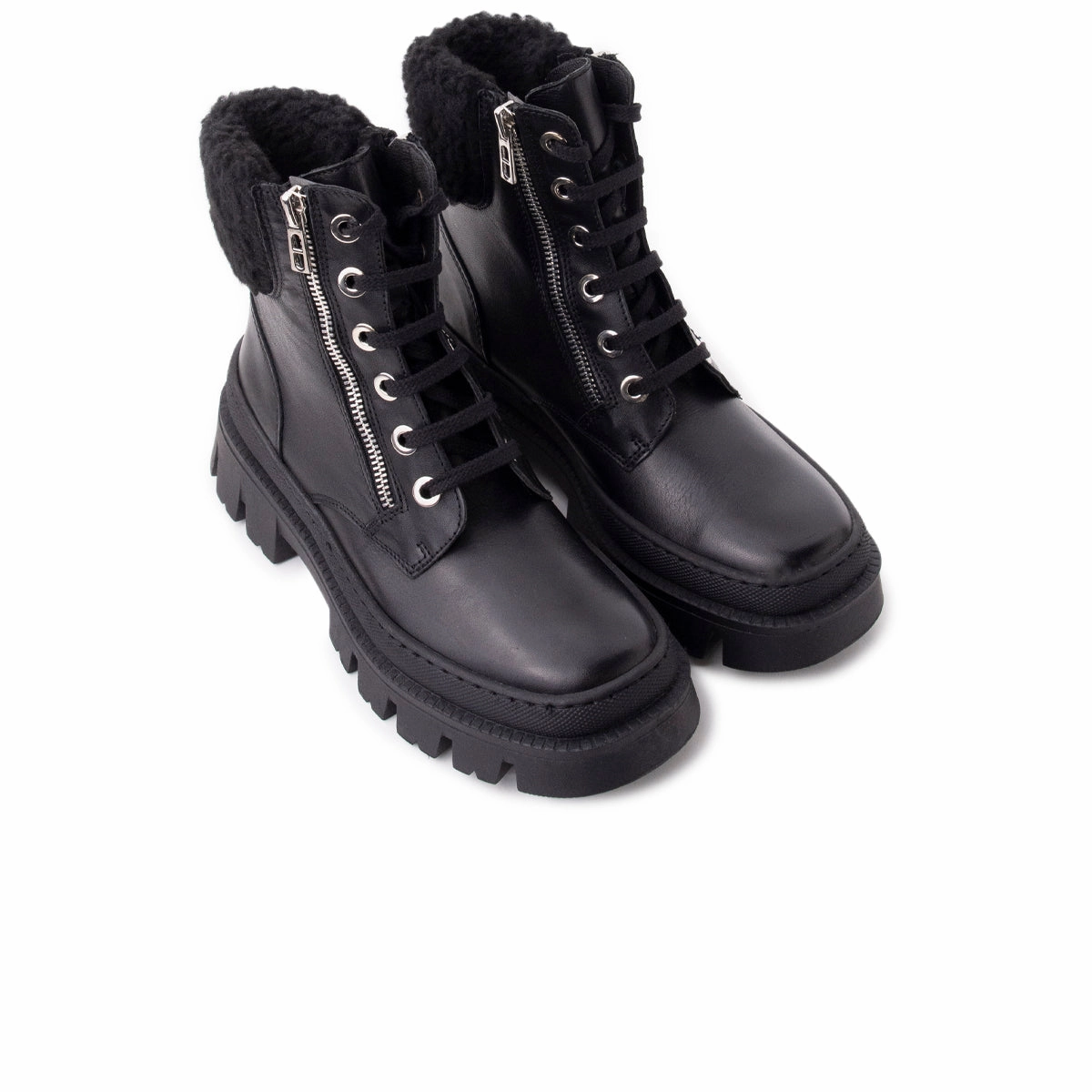 Trieste Black Leather Sleek Citywear Light Motion Gear