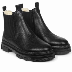 Angulus Boots W Elastic And Wool Lining Black/Black Adaptive Style