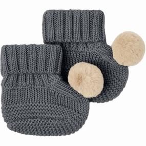 Progressive Feel Active Energy Name It Iron Gate Wrilla Wool Knit Slippers With Pom Pom
