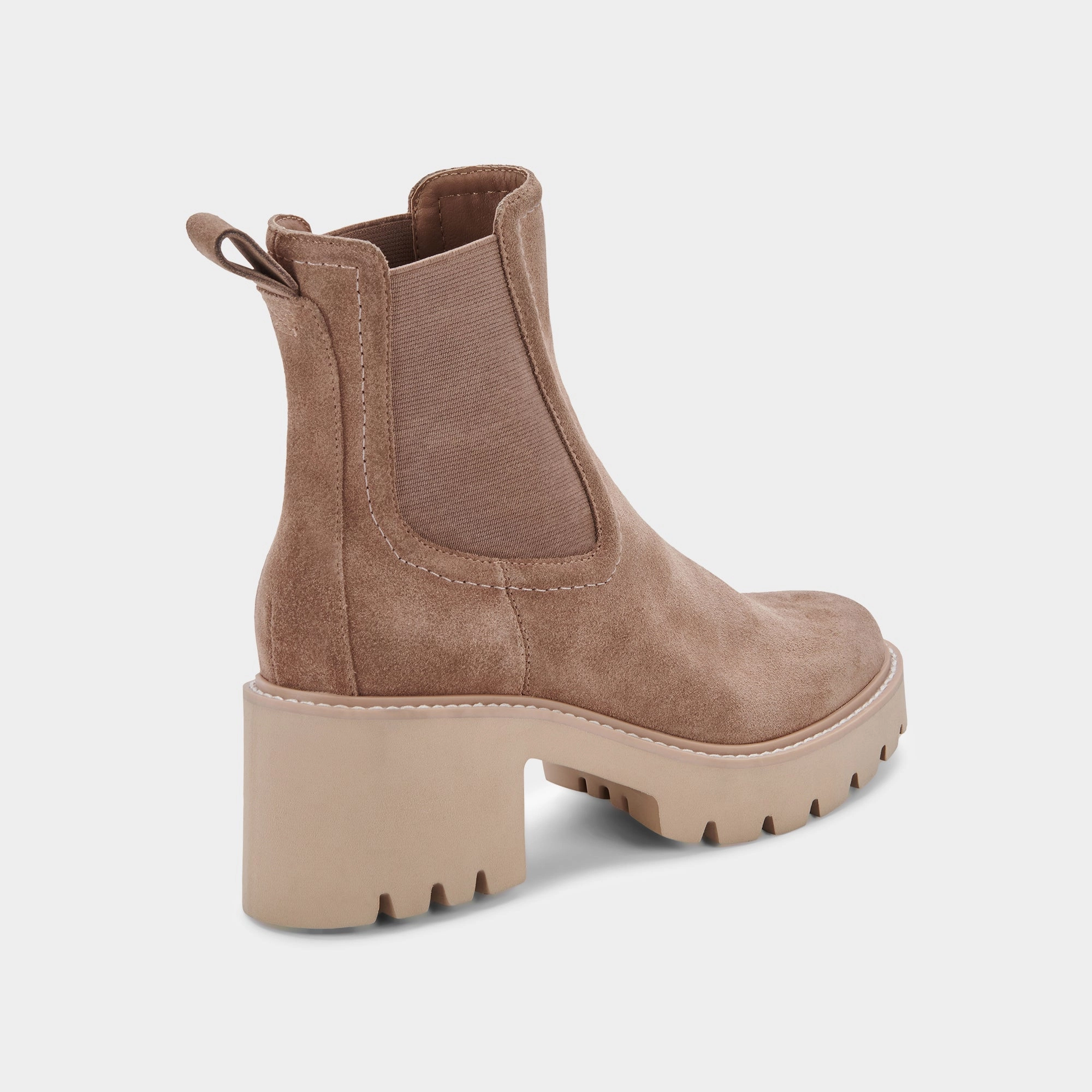 Hawk H20 Wide Booties Mushroom Suede Driven By Comfort City Rhythm