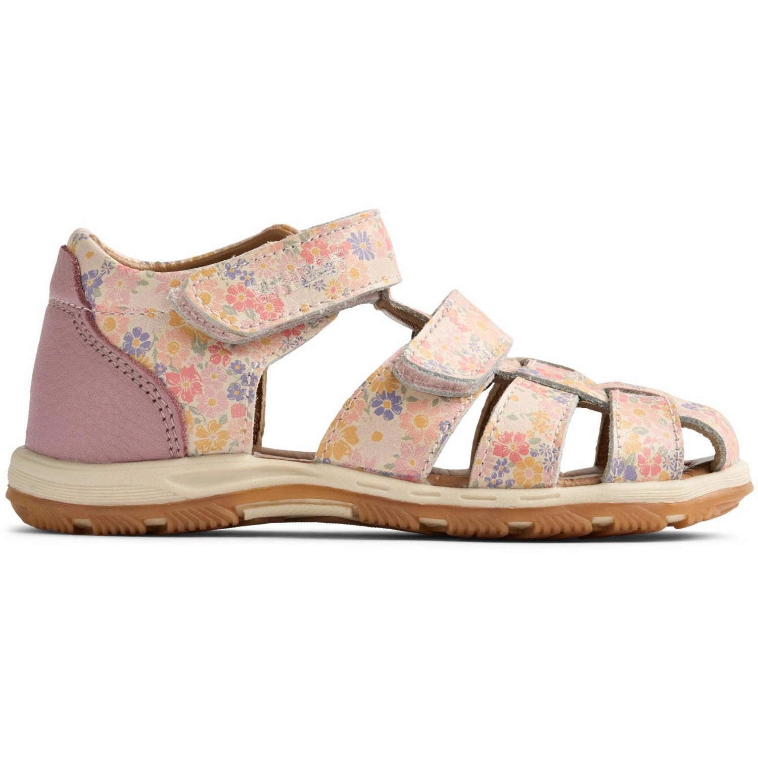 Elevated Motion Wheat Multi Flowers Sandal Frei