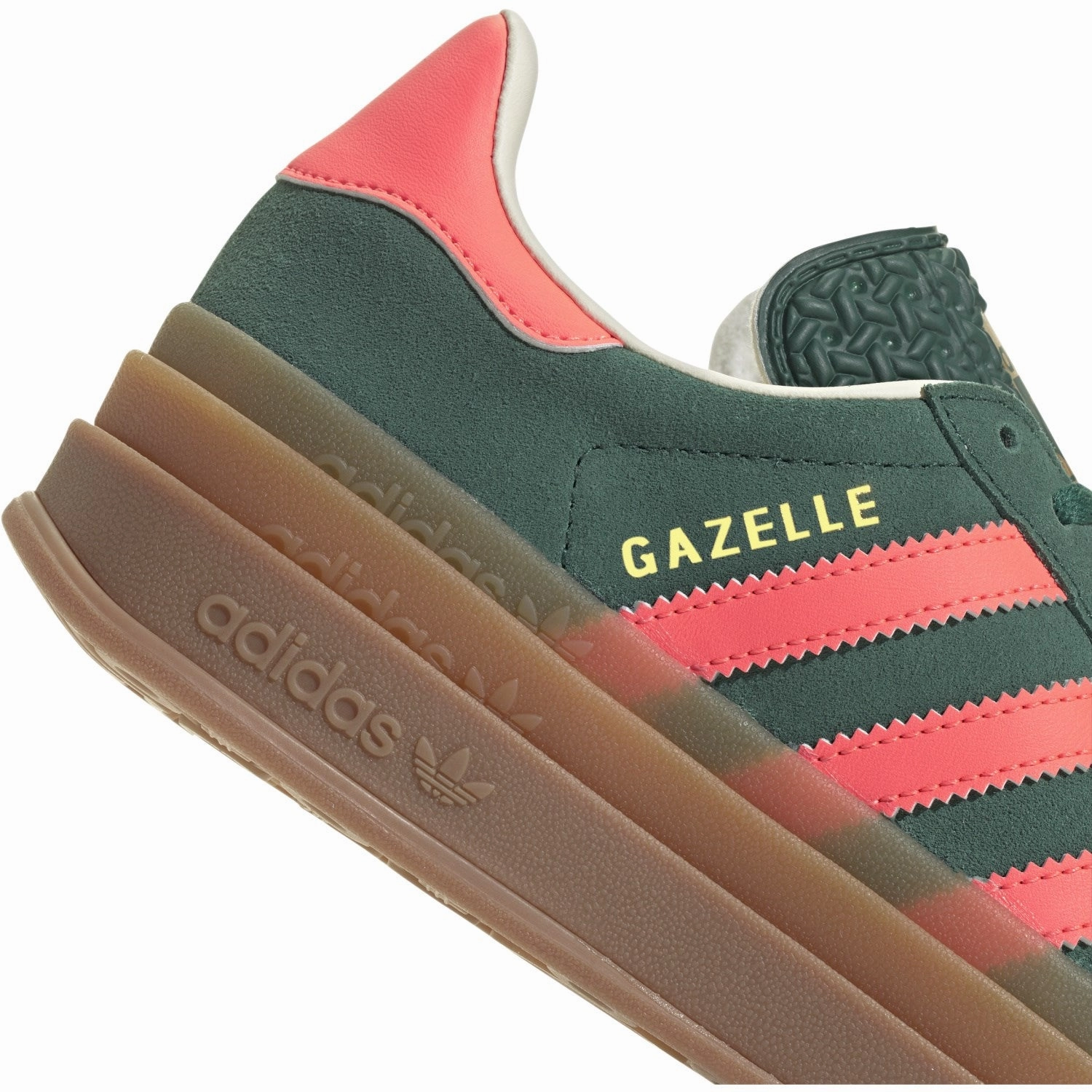 Adidas Originals Collegiate Green/Signal Coral/Cream White Gazelle Bold J Sneakers Functional Ease Active Core