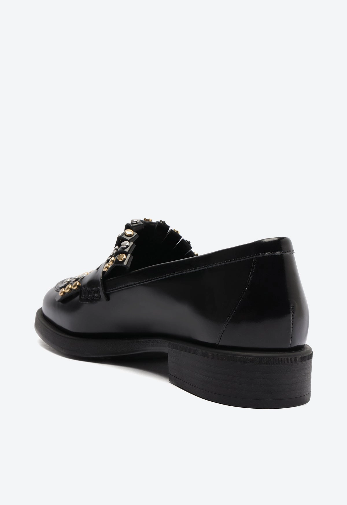 Ripple Leather Flat Effortless Utility Function-First Fit