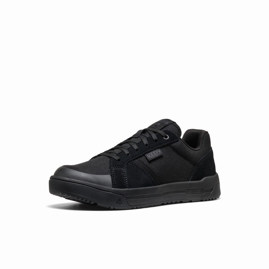 Breathe And Move Visual Ease Men'S Kenton Esd Work Shoe (Soft Toe)  |  Black/Black
