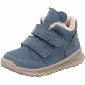 Superfit Light Blue Breeze Slipper/Velcro Fastener Change-Ready Daily-Ready