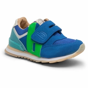 Bisgaard Winston Velcro Shoes Royal Blue Streamline-Ready