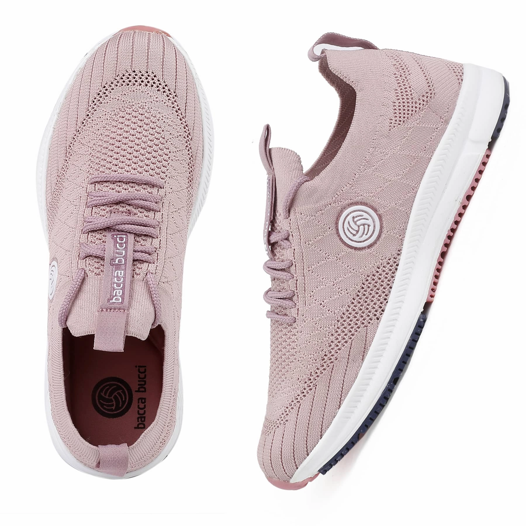 Future-Neutral Bacca Bucci Wave Rider Training Shoes For Women | Pink Casual Sneakers For Women