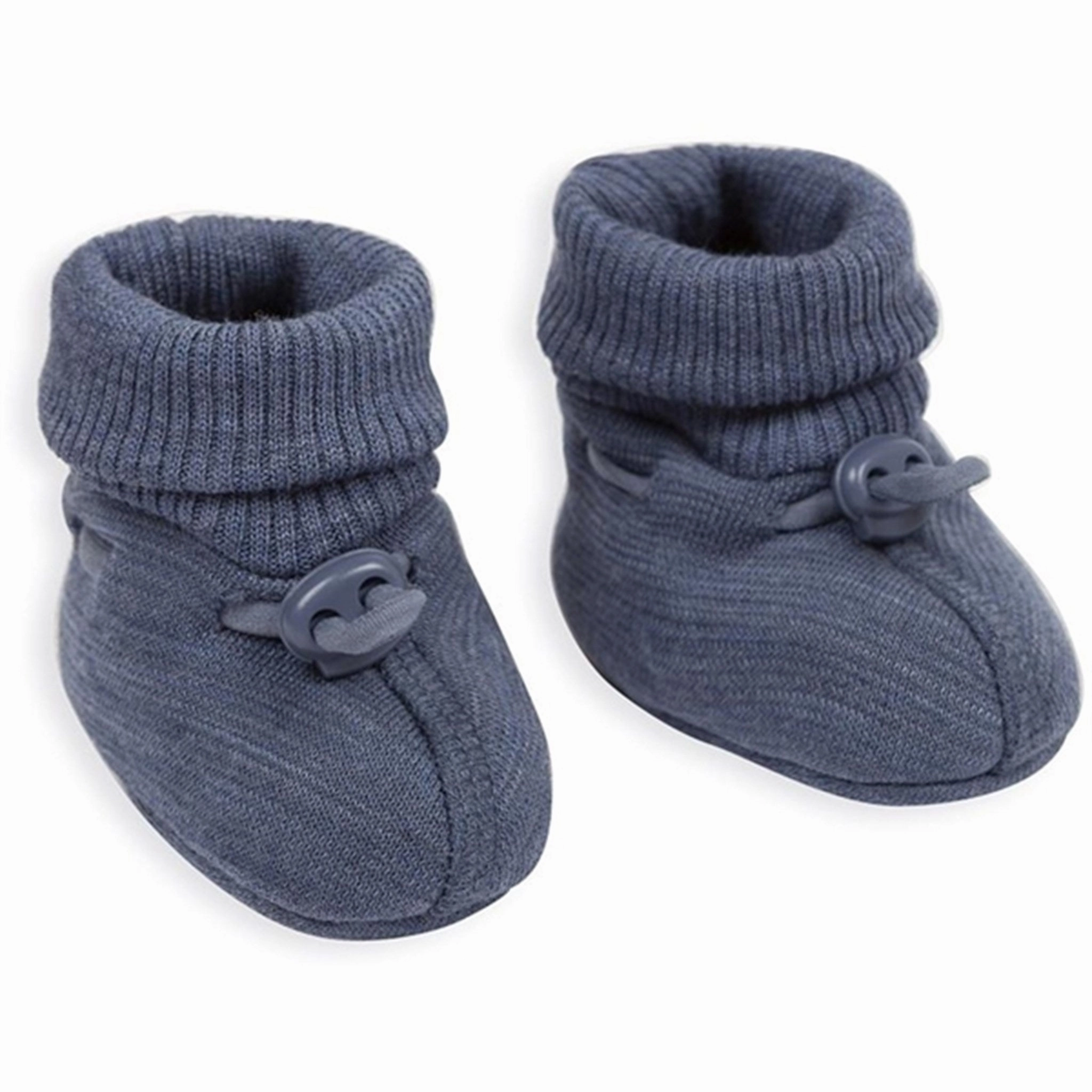 Smallstuff Wool Booties Denim Melange Timeless Motion