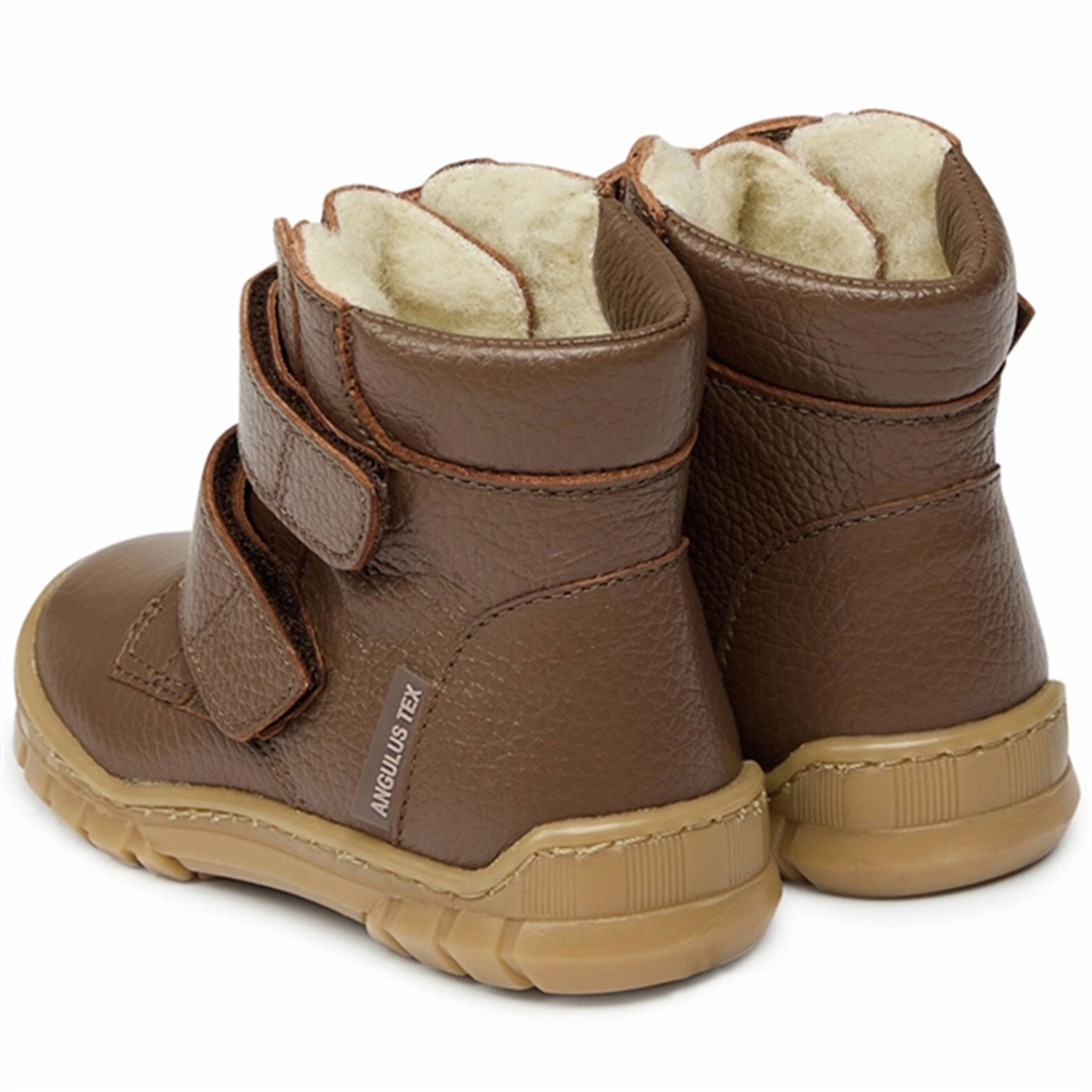 Angulus Beginner Tex Boots W Velcro Walnut Cool And Clean