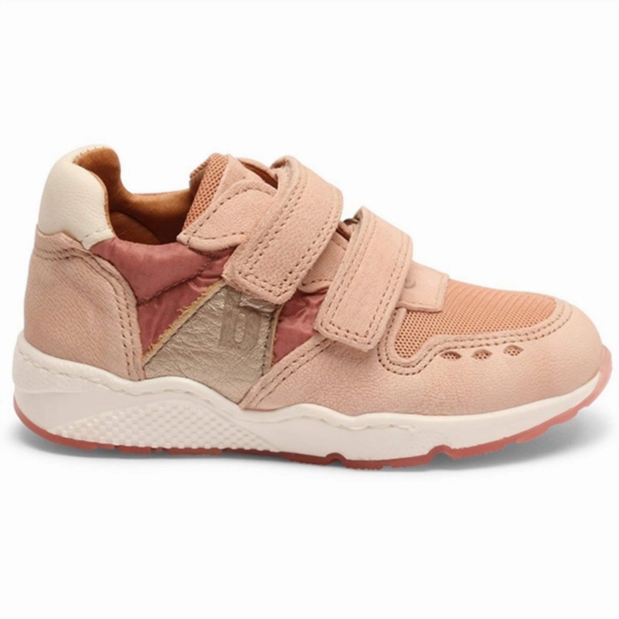 Bisgaard Karla V Velcro Shoe Rose Bold And Clean
