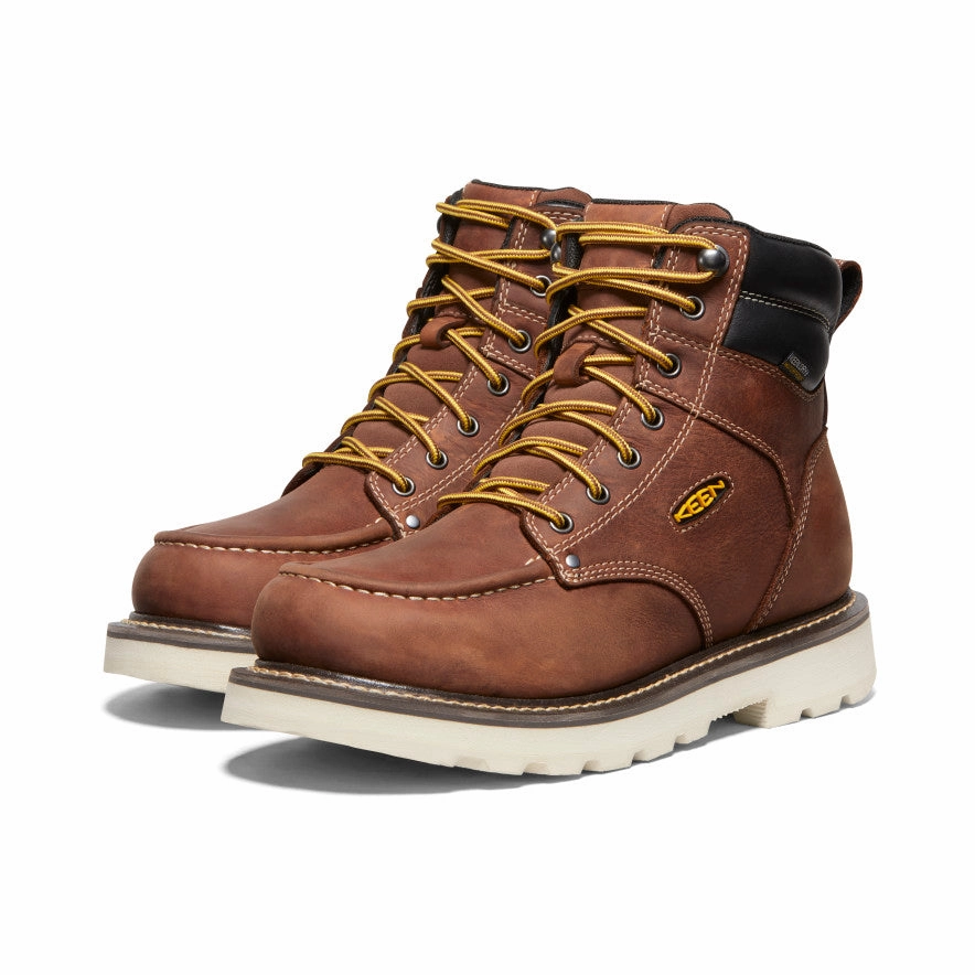 Future Classic Refined Edge Men'S Cincinnati 6" Waterproof 90 Heel Boot (Soft Toe)  |  Tuscan Red/Sandshell