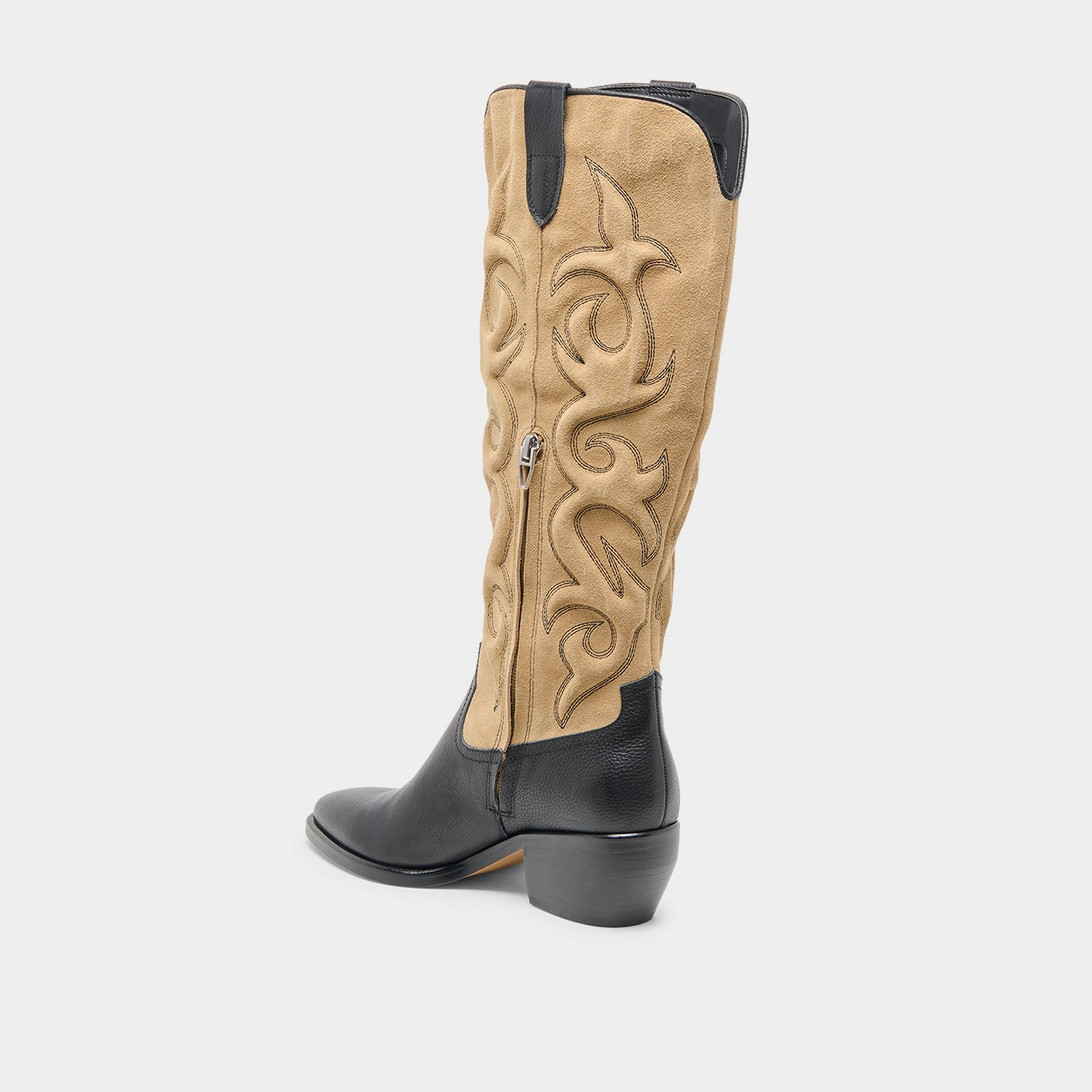 Mirla Boots Black Multi Leather Seamless Transitions Bold By Design