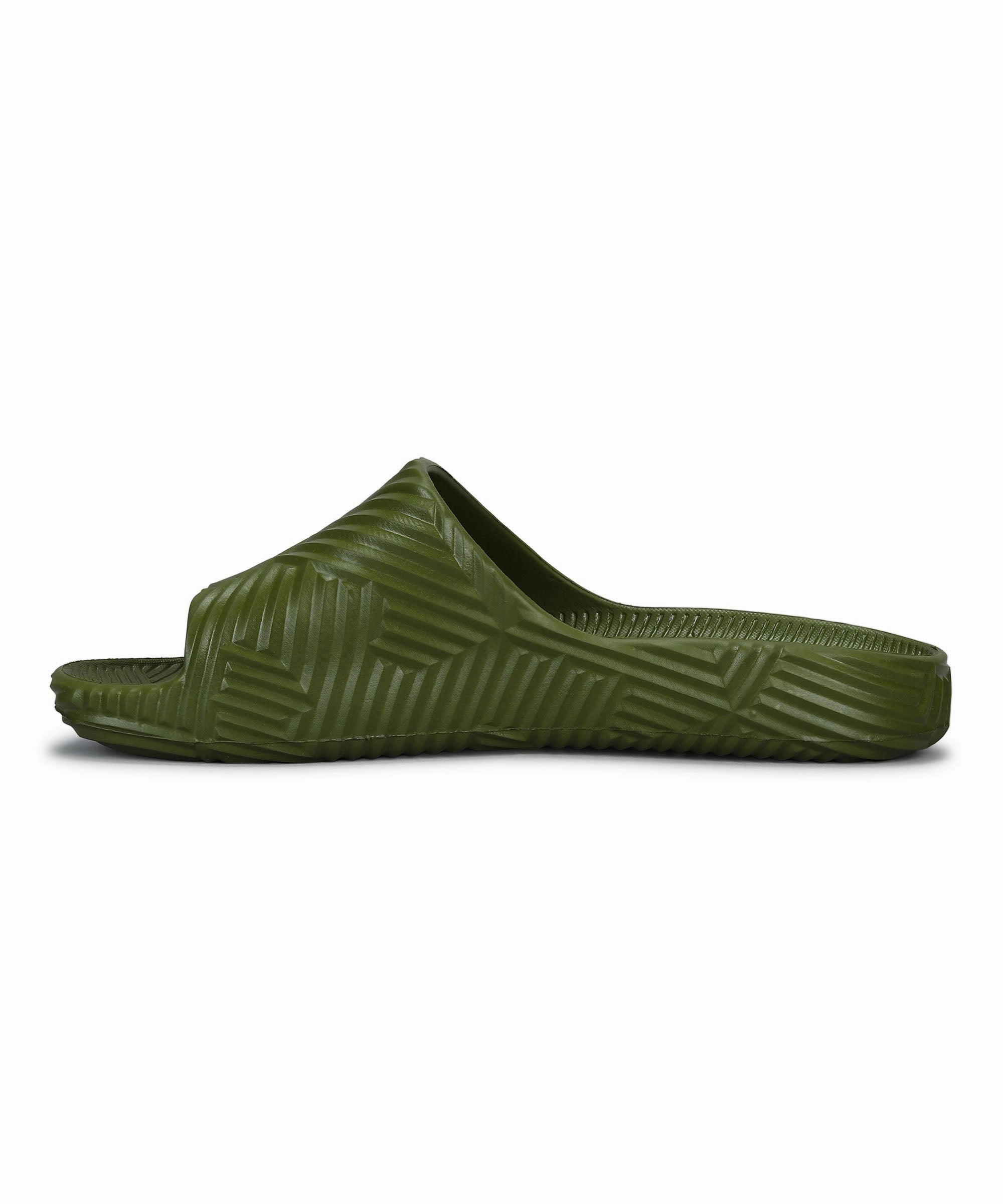 Modern Movement Gear Paragon Evk10924G Men'S Waterproof Olive Sliders With Comfortable Sole