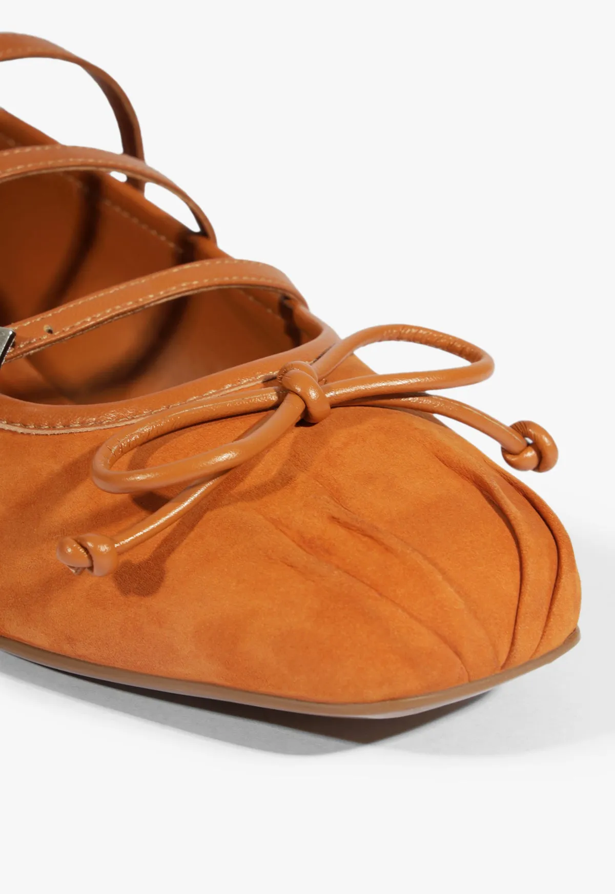 Freedom Fit Versatility Matters Arissa Brown Suede Ballet Flat