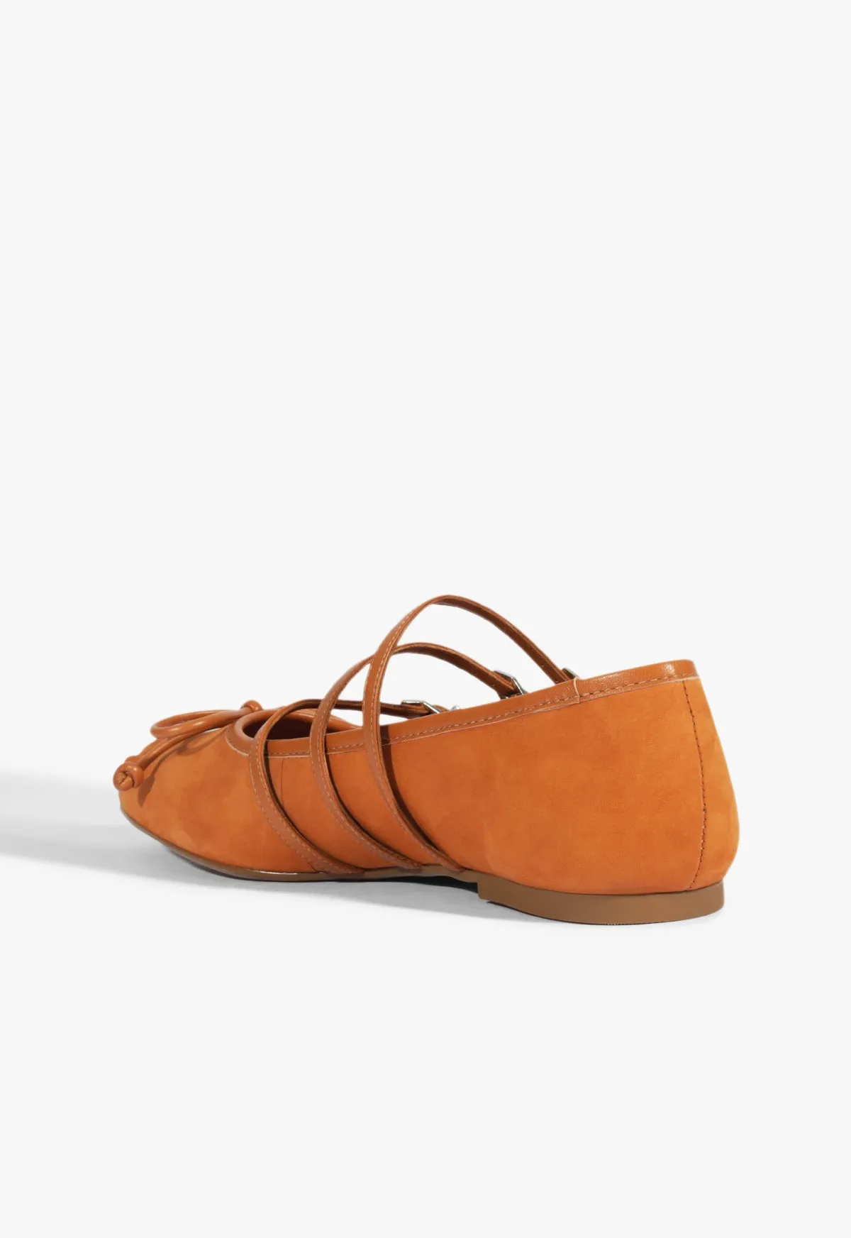 Arissa Brown Suede Ballet Flat Urban Clarity Wear Ease And Balance