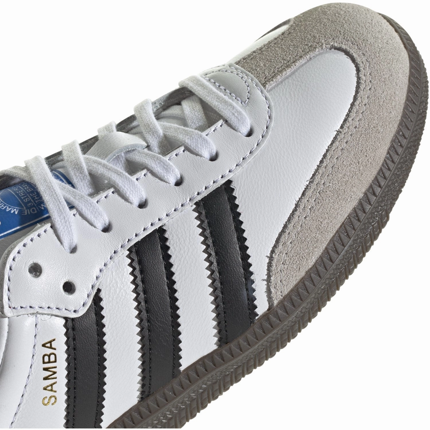 Adidas Originals Ftwwht/Cblack/Gum5 Samba Og J Sneakers Minimal Gear Future-Ready Fit