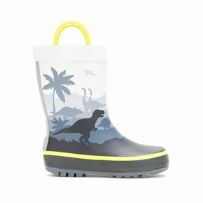 Boys Dino Rain Boot Motion-Driven Wear