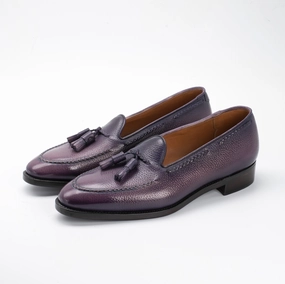 Gillespie Tassel Loafer Mto - Violet Patina Modern Wearables