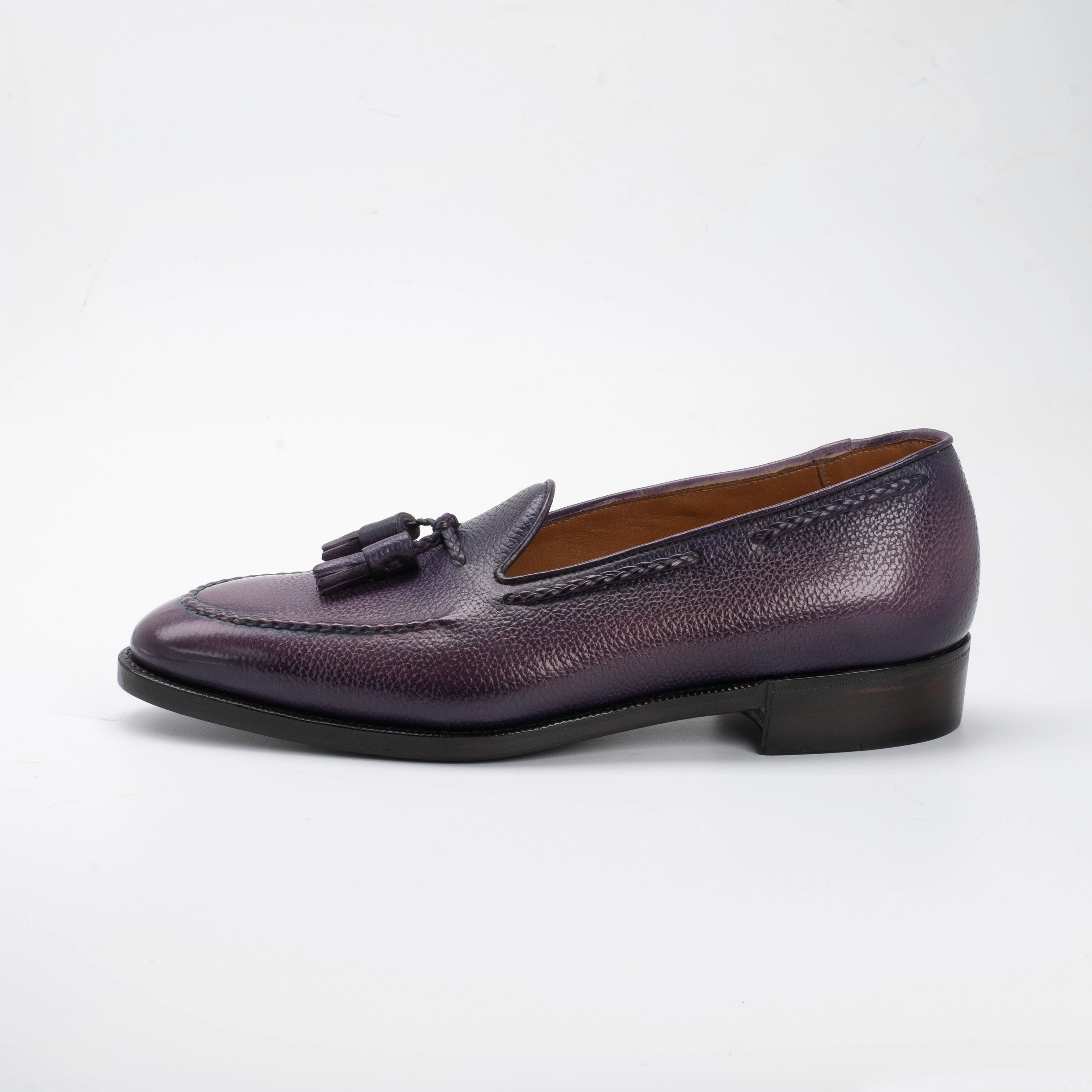 Fluid Profile Gillespie Tassel Loafer Mto - Violet Patina
