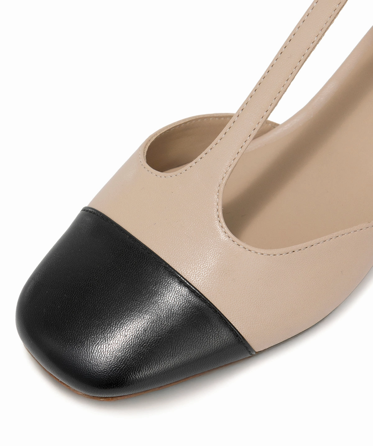 Rosa Beige And Black Pumps Lifestyle Built