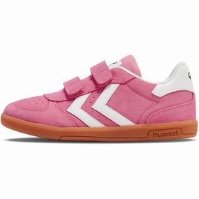 Hummel Prism Pink Victory Suede Ii Low Sneakers Refined Edge Form And Function