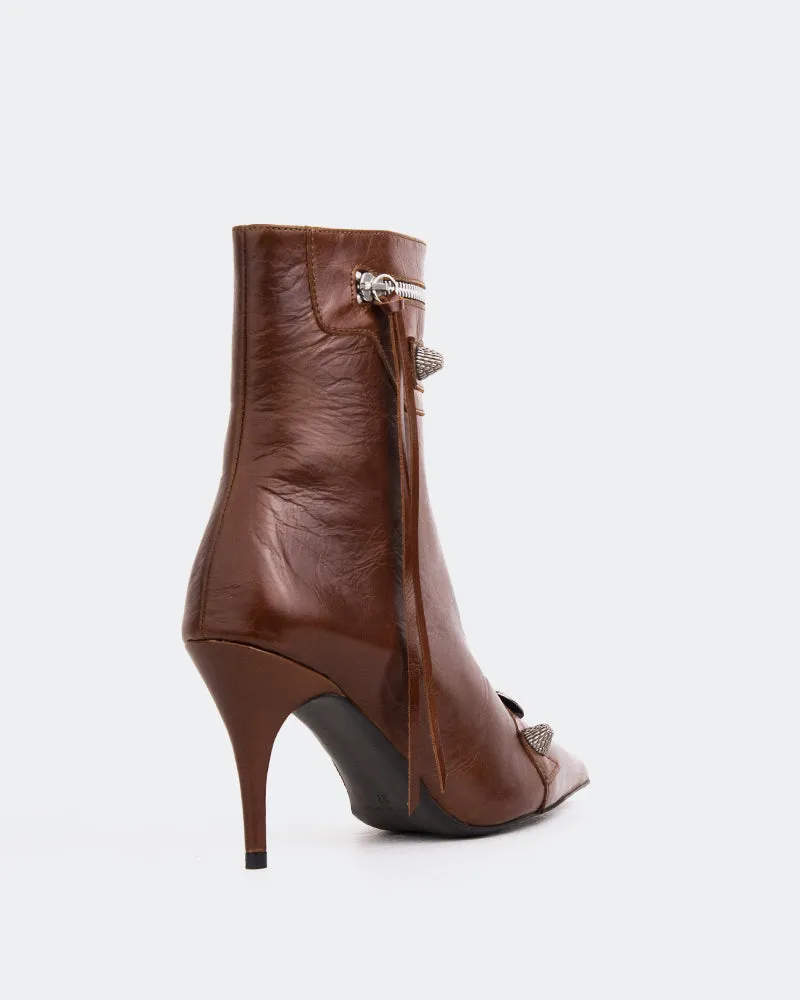 Minaj Chestnut Leather Designed For Days Essentials In Motion