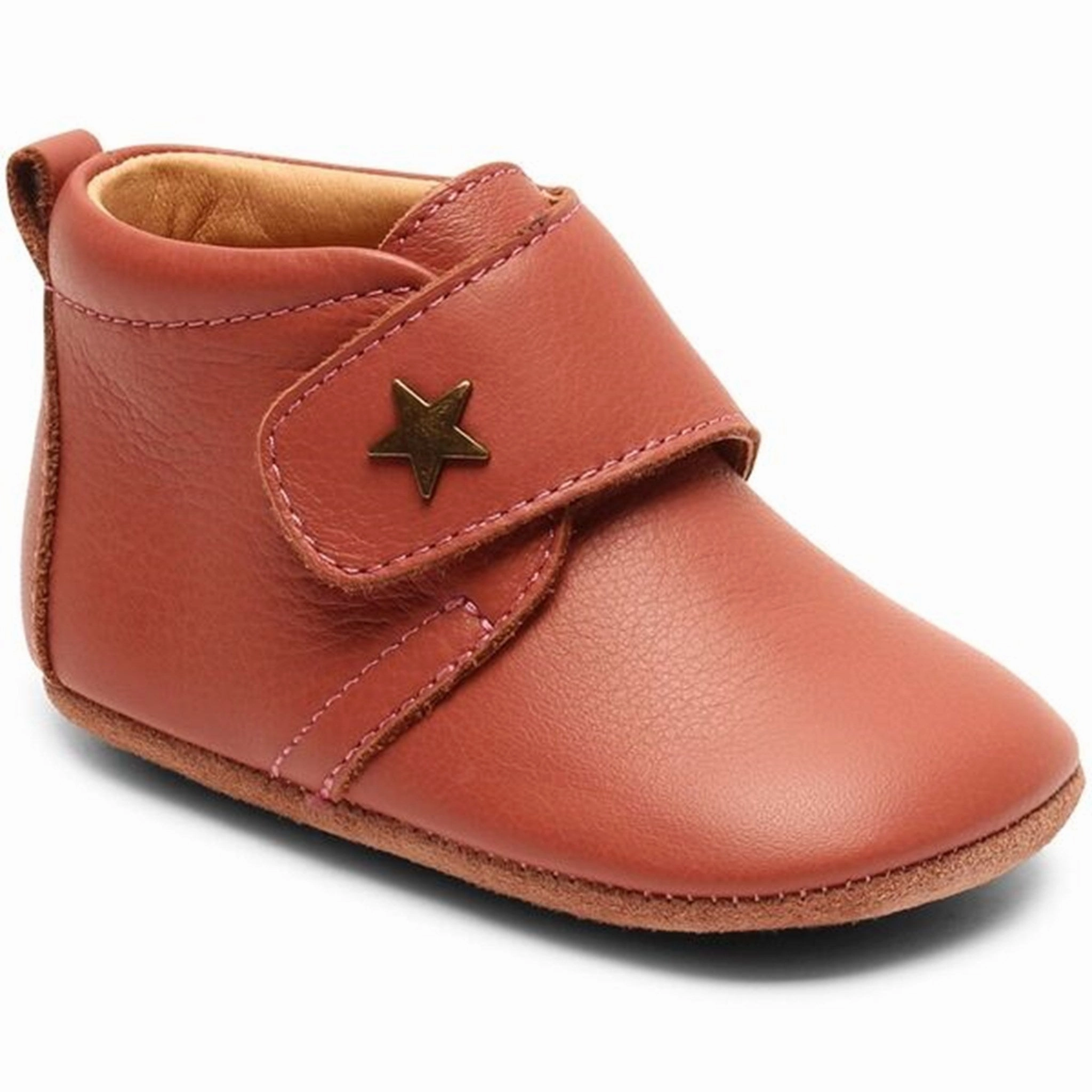 Bisgaard Indoor Shoes Velcro Star 12301 Old Rose Premium Layers Wearable Clarity