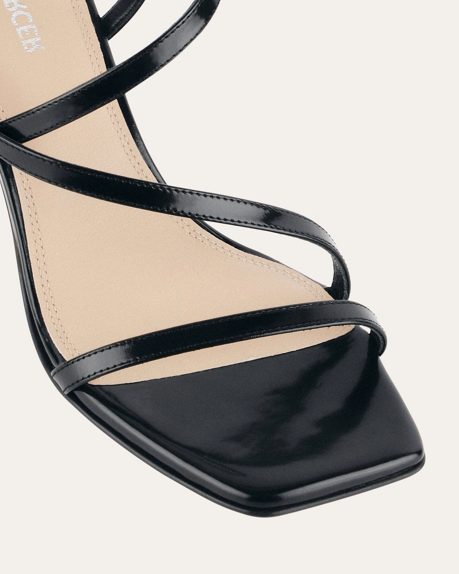 Move-Fit Purposefully Crafted Jockey High Heel Sandals Black Leather